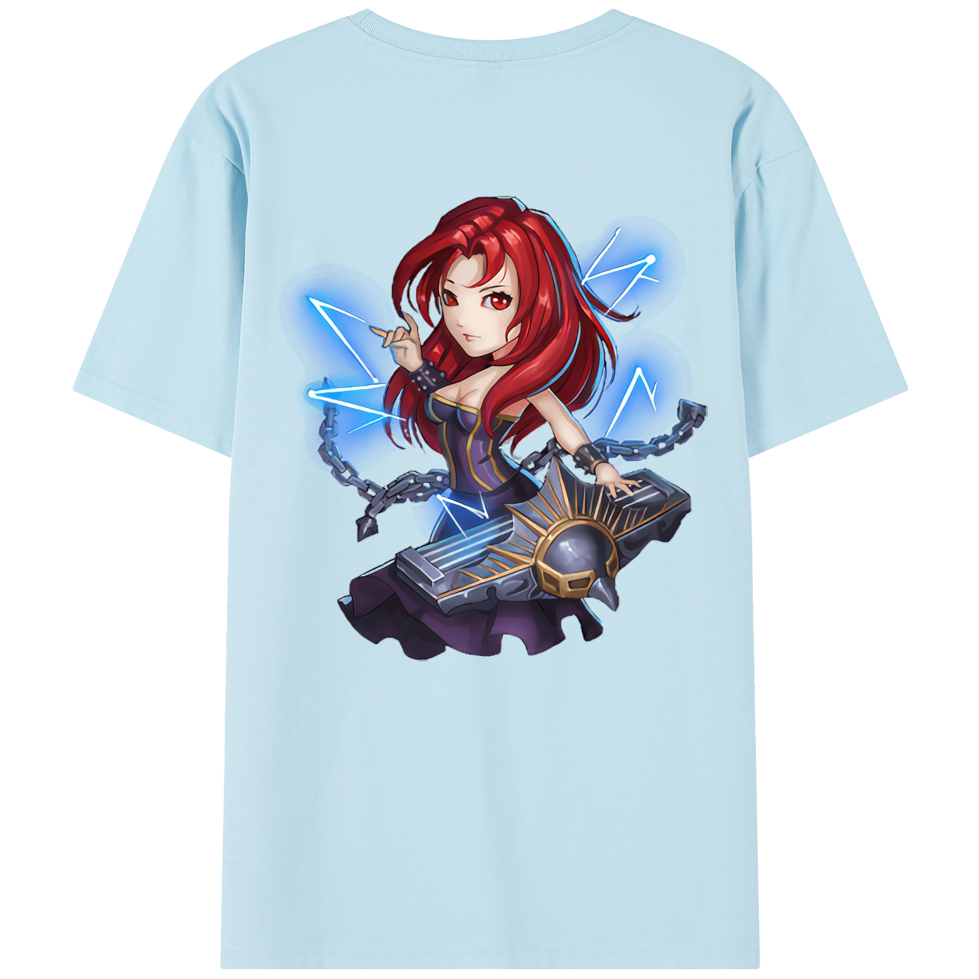 リーグ・オブ・レジェンド League of Legends LOL 綿100％半袖Tシャツ（背面プリント）